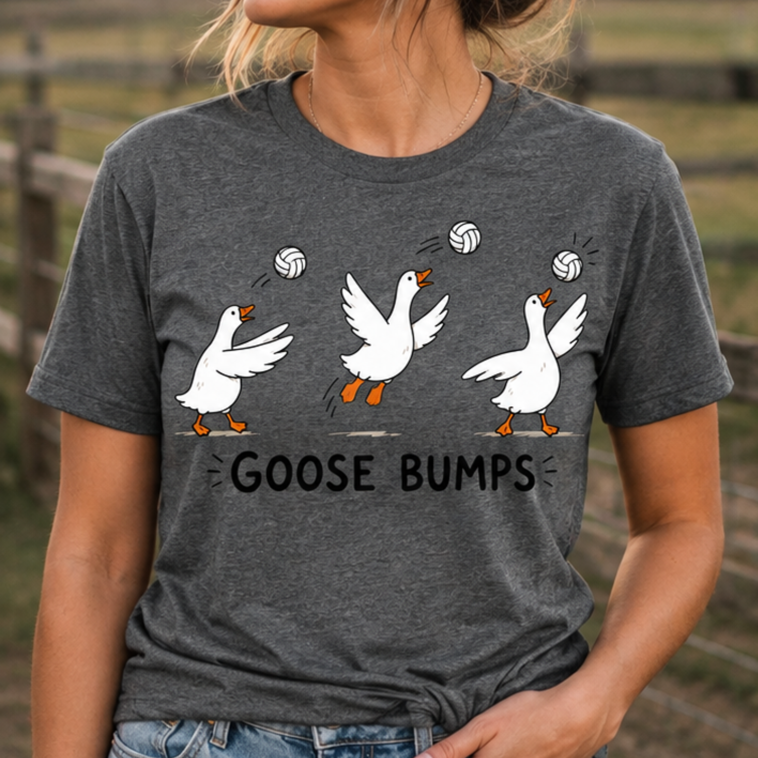 GOOSE BUMPS | Volleyball Graphic Tee