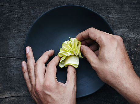 Food Styling on Plate