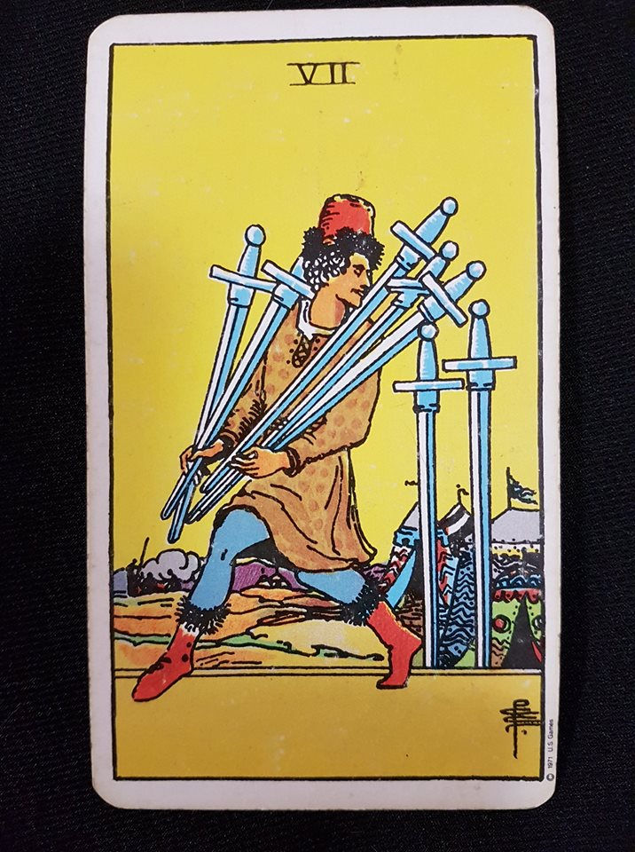 7 of Swords Tarot Card