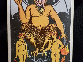 The Devil Care No 15 in the Major Arcana