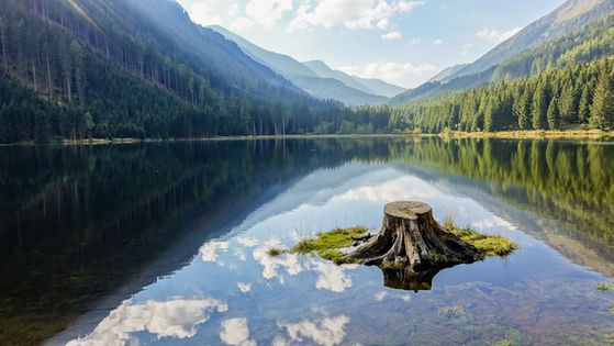Ingeringsee nahe dem Landgasthaus Kaiser in der Gaal