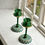 Thumbnail: Checked Enamel Candlestick – Green Envy