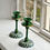 Thumbnail: Checked Enamel Candlestick – Green Envy