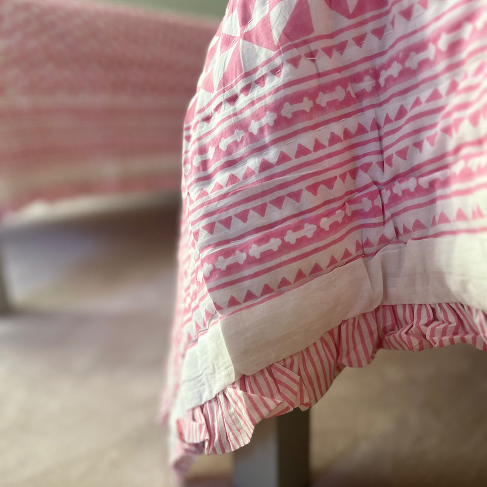 Thumbnail: Harlequin Quilt - Raspberry Pink
