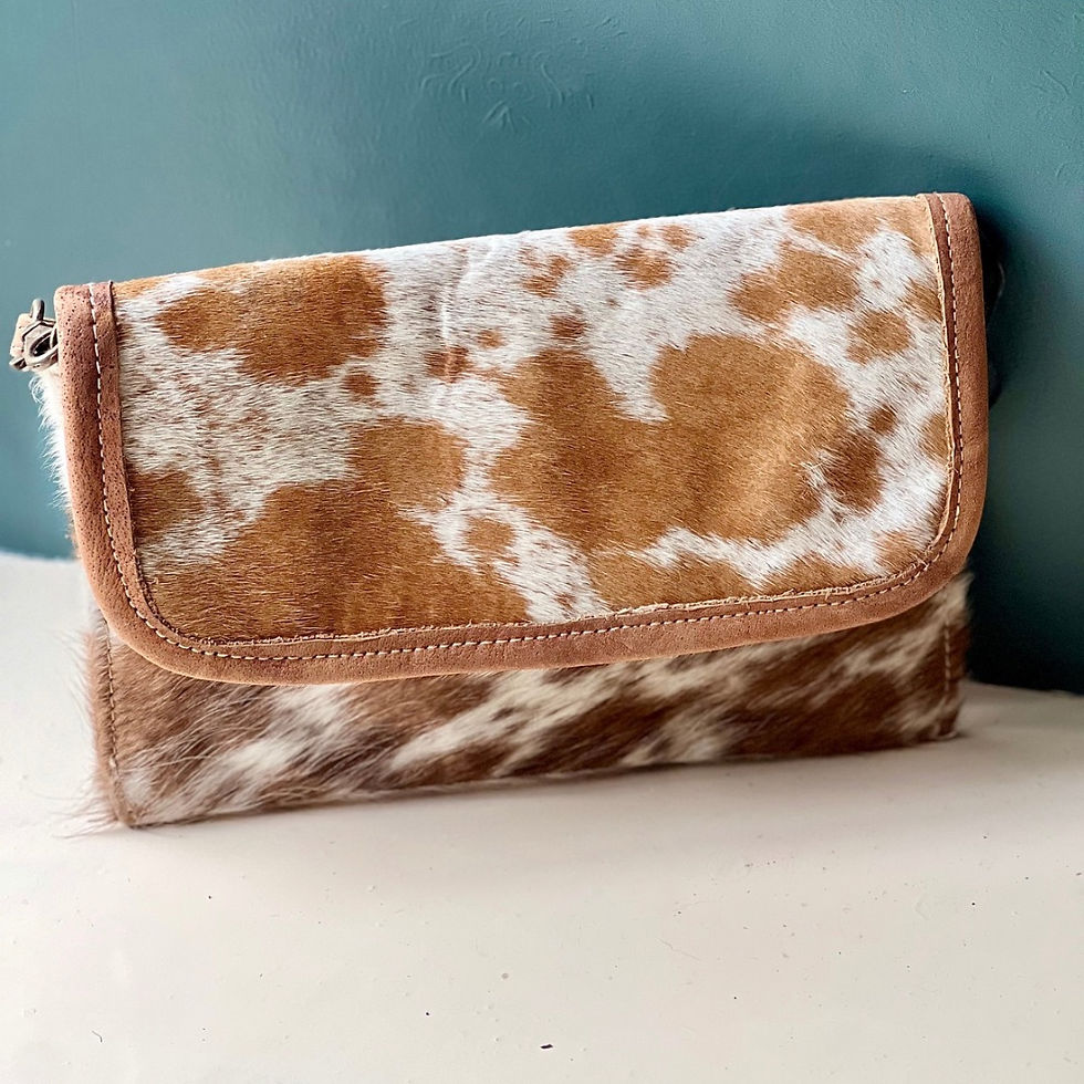 Thumbnail: Leather and Hide Crossbody Bag