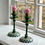 Thumbnail: Checked Enamel Candlestick – Green Envy