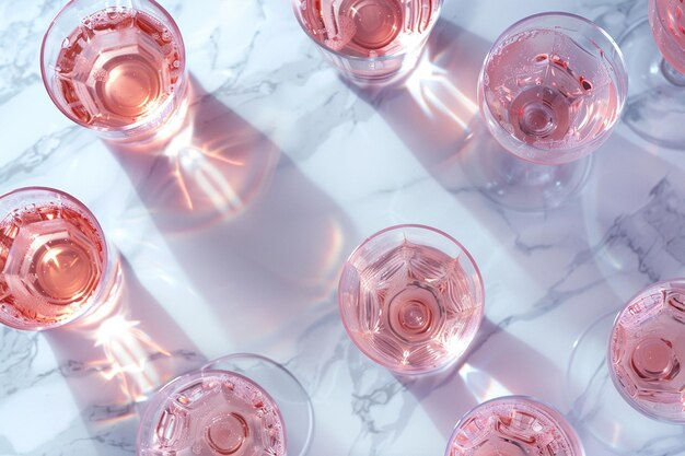 First pink champagne