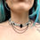 Thumbnail: Gemstone Choker Necklace with Chain Detailing