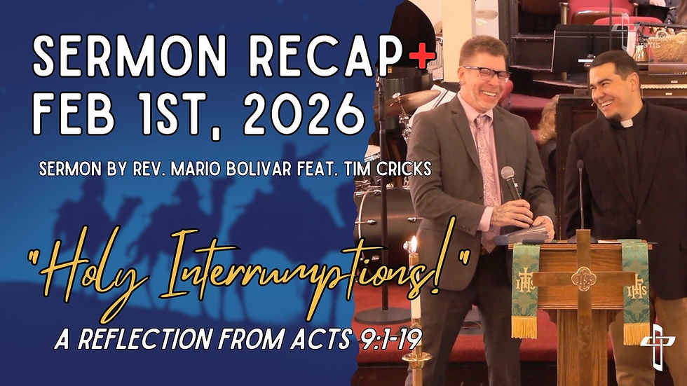 Sermon Recap+ Feb 1, 2026