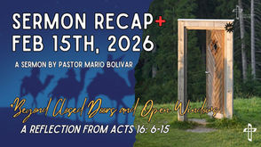Sermon Recap+ Feb 15, 2026