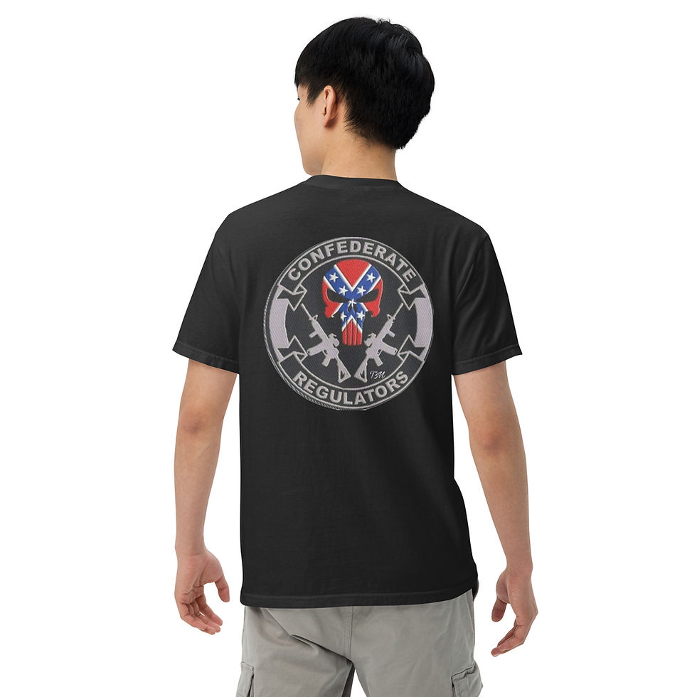 Thumbnail: Confederate Regulators Unisex garment-dyed heavyweight t-shirt