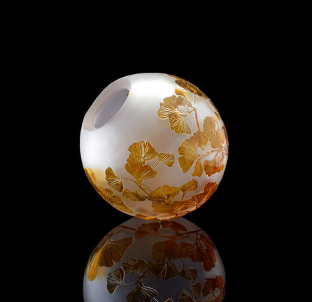 Golden gingko sphere