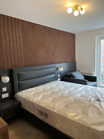 Airbnb interior balancing style and easy maintenance.