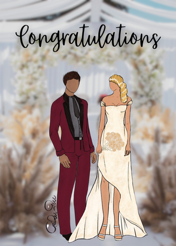 Edition Seidel Premium Squre Wedding Greeting Crd Kuwit | Ubuy - View #5