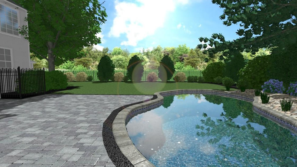 Mahon Landscaping Maryland 3D Design Photo