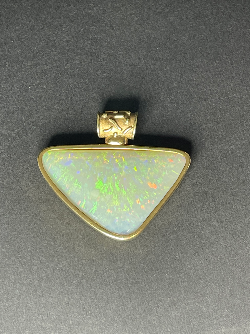 Thumbnail: Opal/ omega pendant