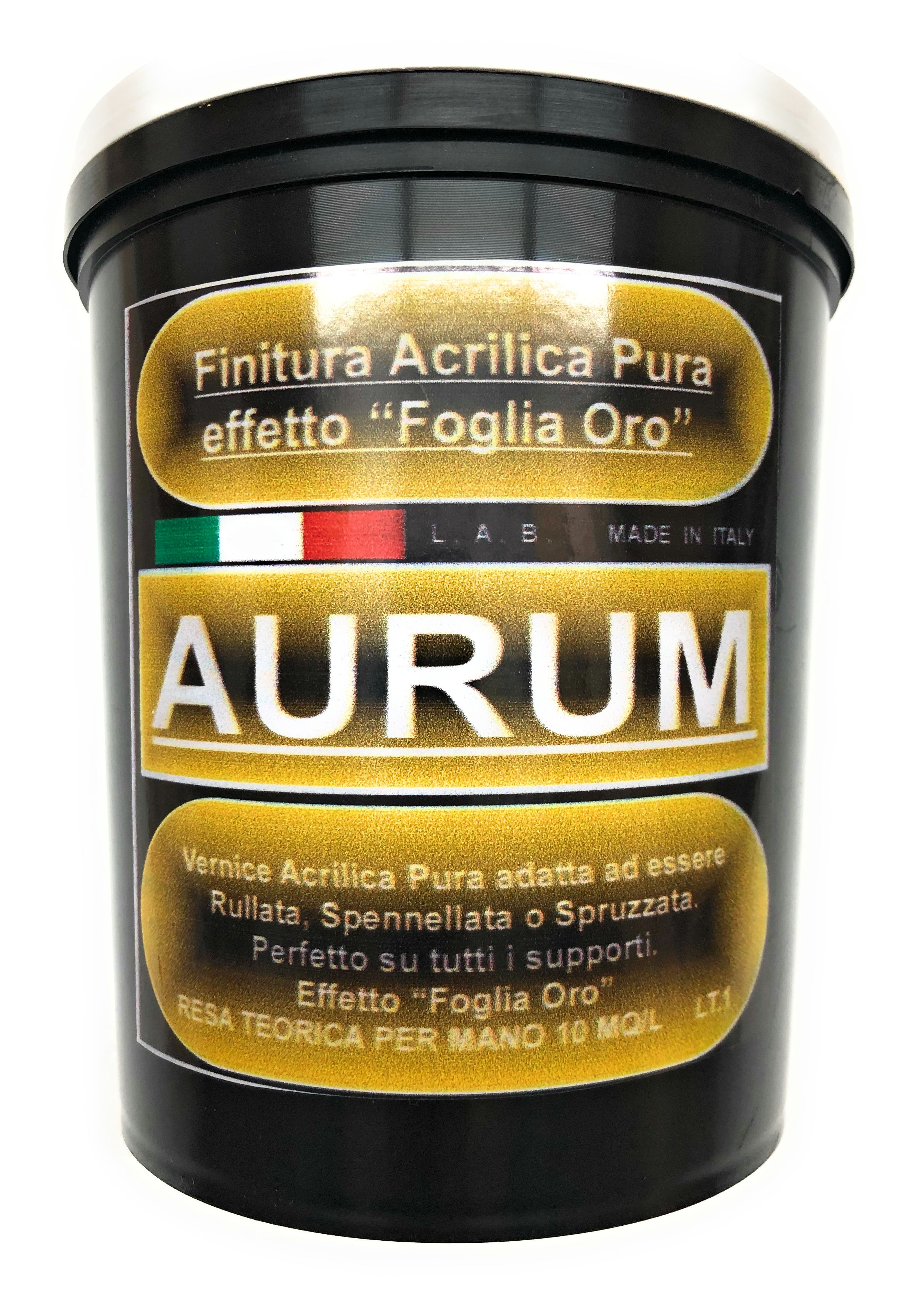 L.A.B. Doratura Acrilica, ad Acqua, Effetto Oro Pallido, Pale Gold, LT. 1" New
