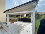 TETTOIA AD UNA FALDA AUTOPORTANTE 4.50 X 4.00 m
