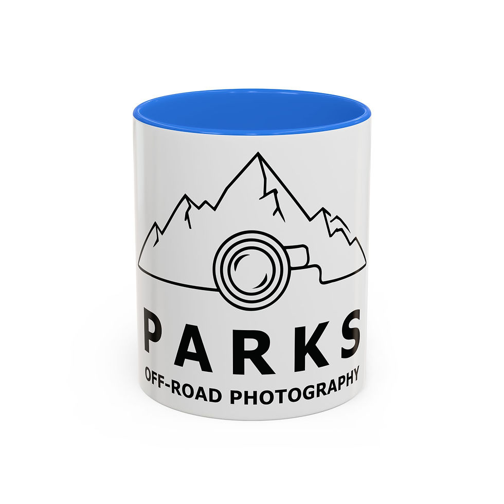 Thumbnail: Parks Off-Road Photography Mug (11oz/15oz) - Mountain Camera Logo Coffee Cup