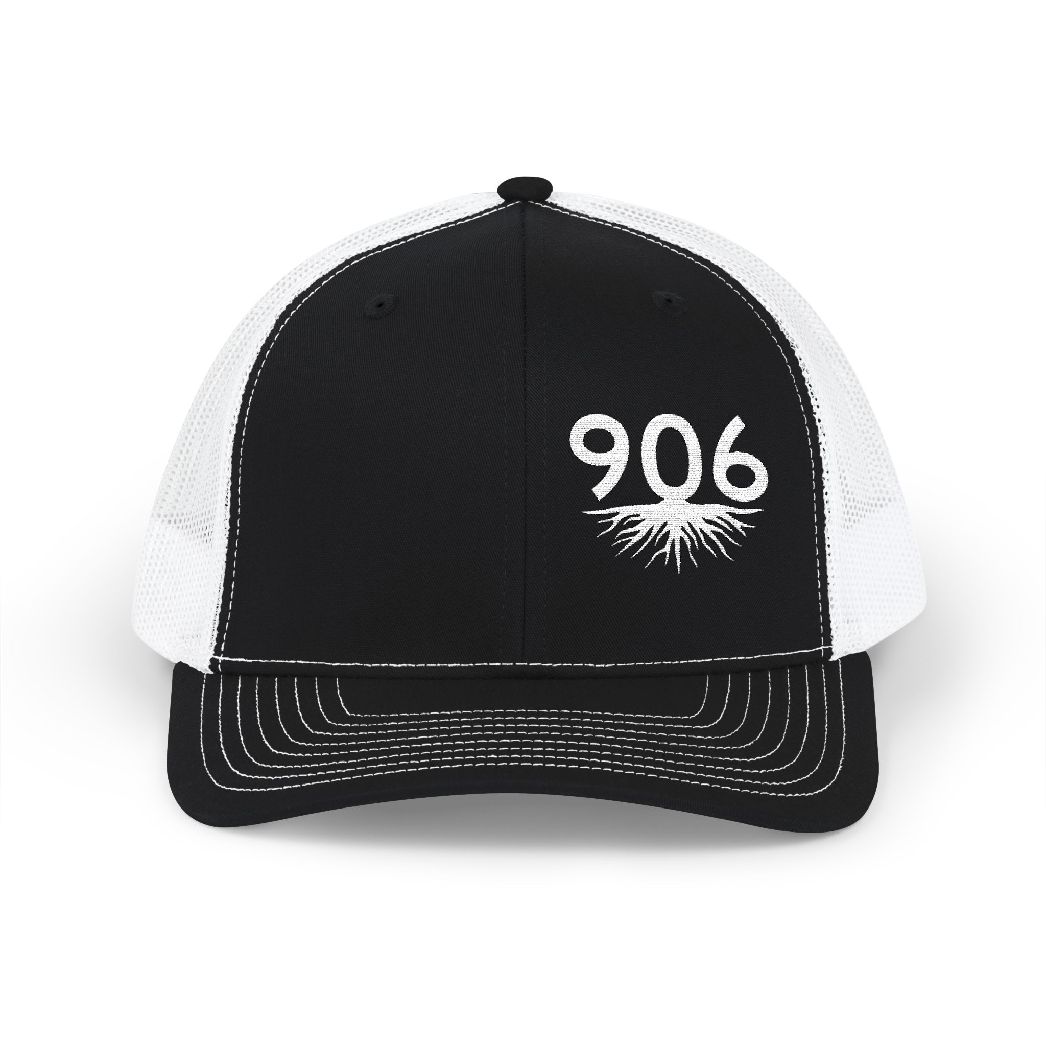 906 Rooted Trucker Cap (Embroidery)