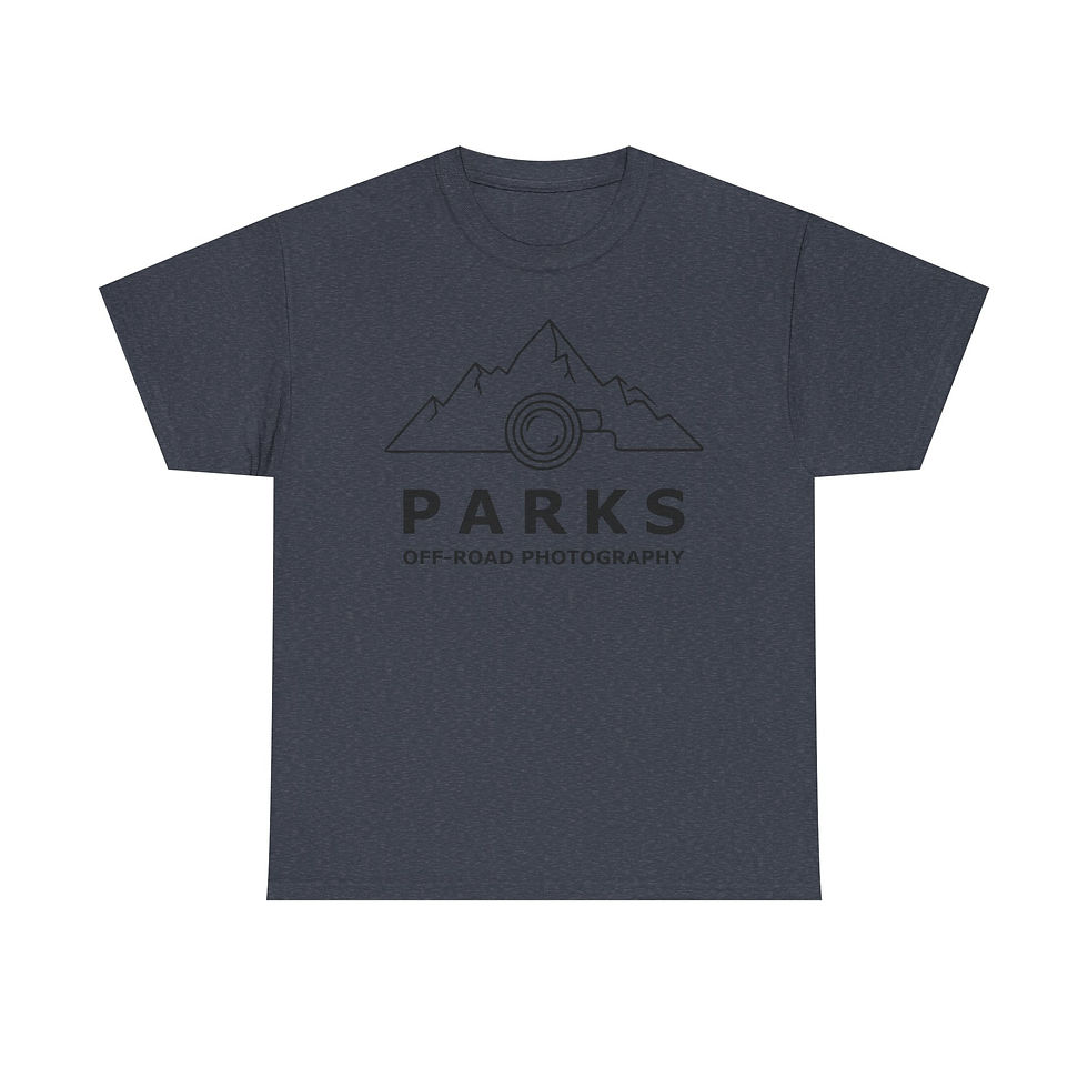 Thumbnail: Parks Off-Road Photography T-Shirt — Mountain Camera Logo Tee