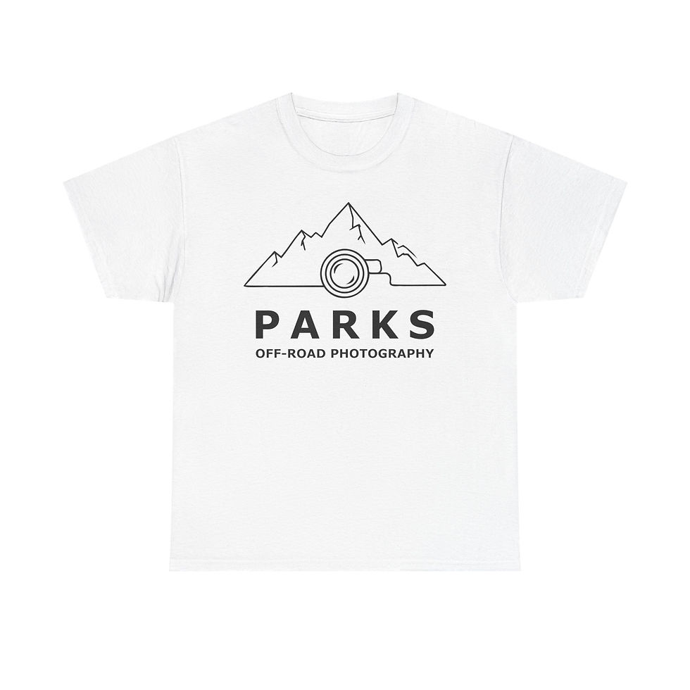 Thumbnail: Parks Off-Road Photography T-Shirt — Mountain Camera Logo Tee