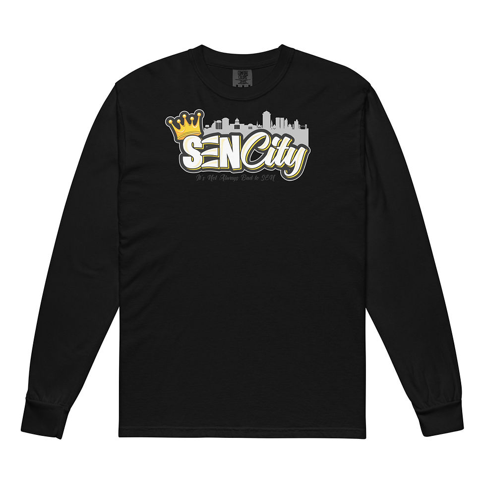 Thumbnail: Black Sen City Apparel long-sleeve shirt