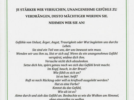 Achtsamkeits-Übung