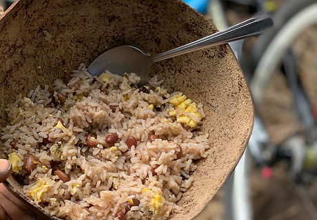 food in a wooden bowl