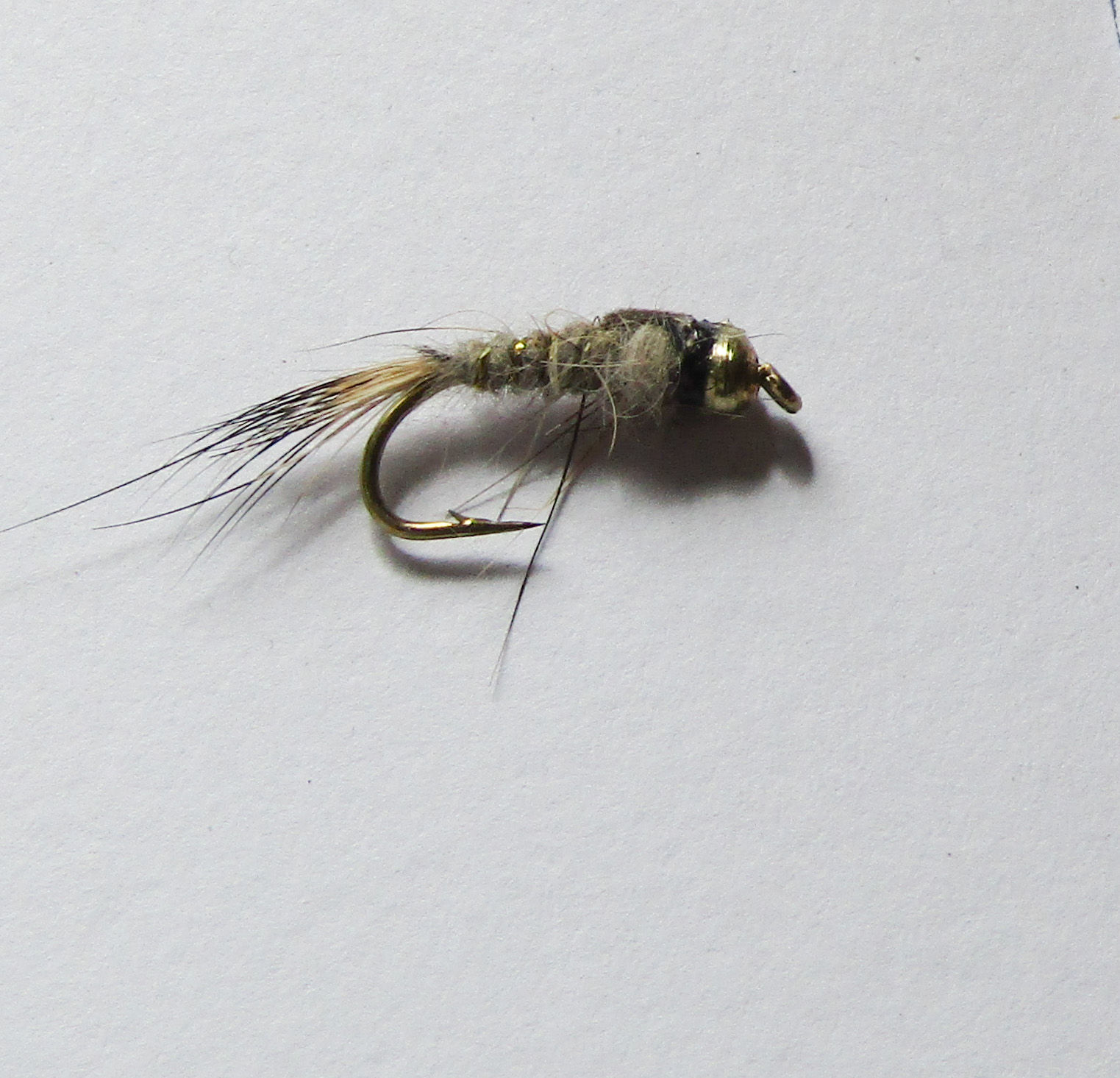 gold bead hares ear nymph size 10
