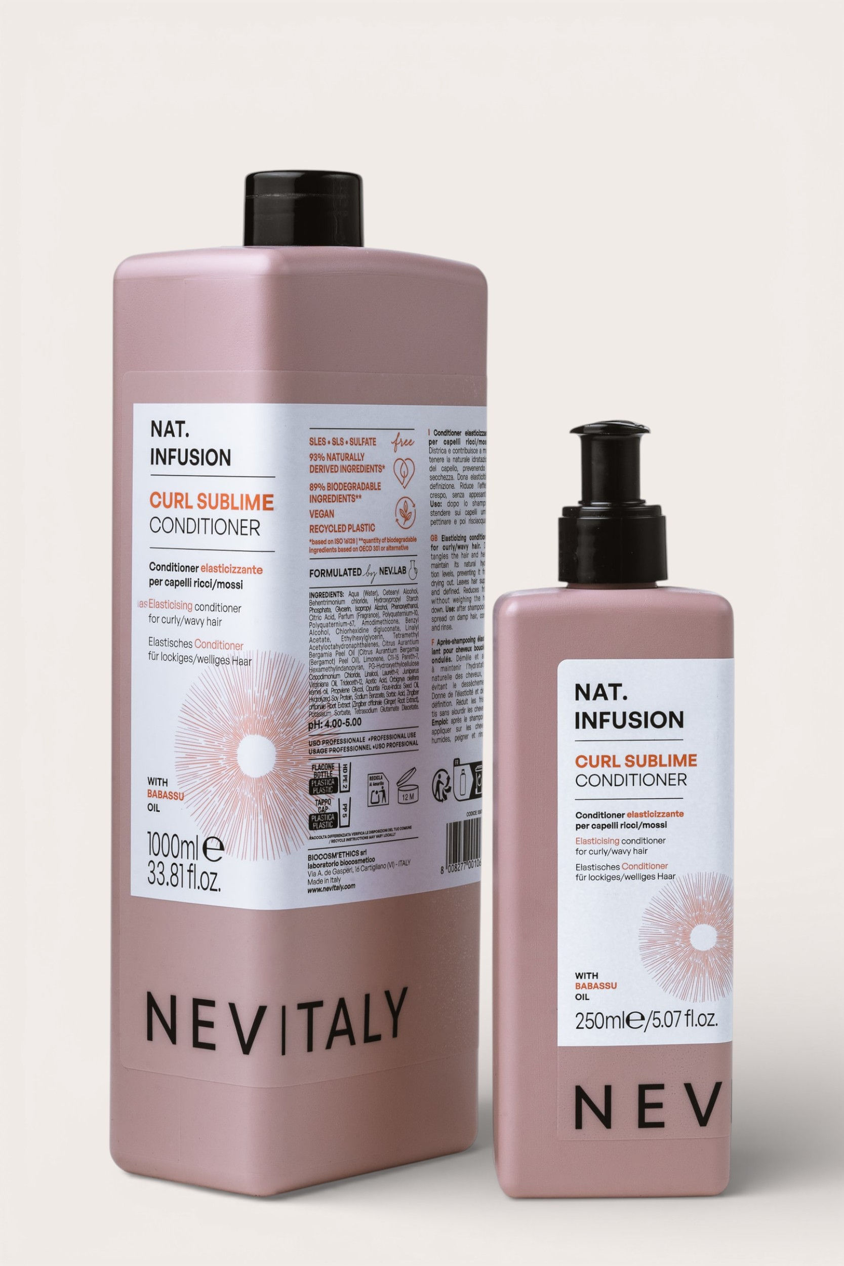 Кондиціонер Nevitaly Curl Sublime для хвилястого, кучерявого та пористого