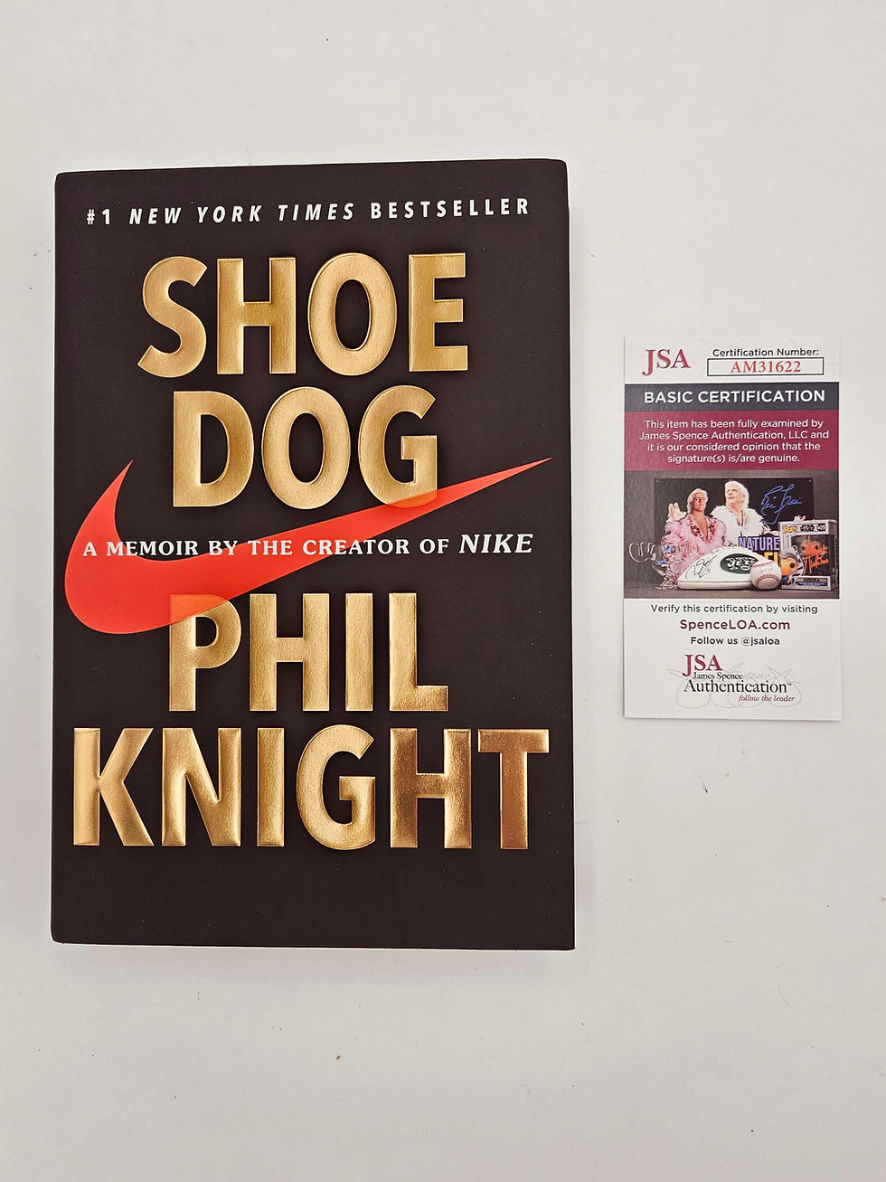 Thumbnail: Book SHOE DOG signed by Phil Knight  