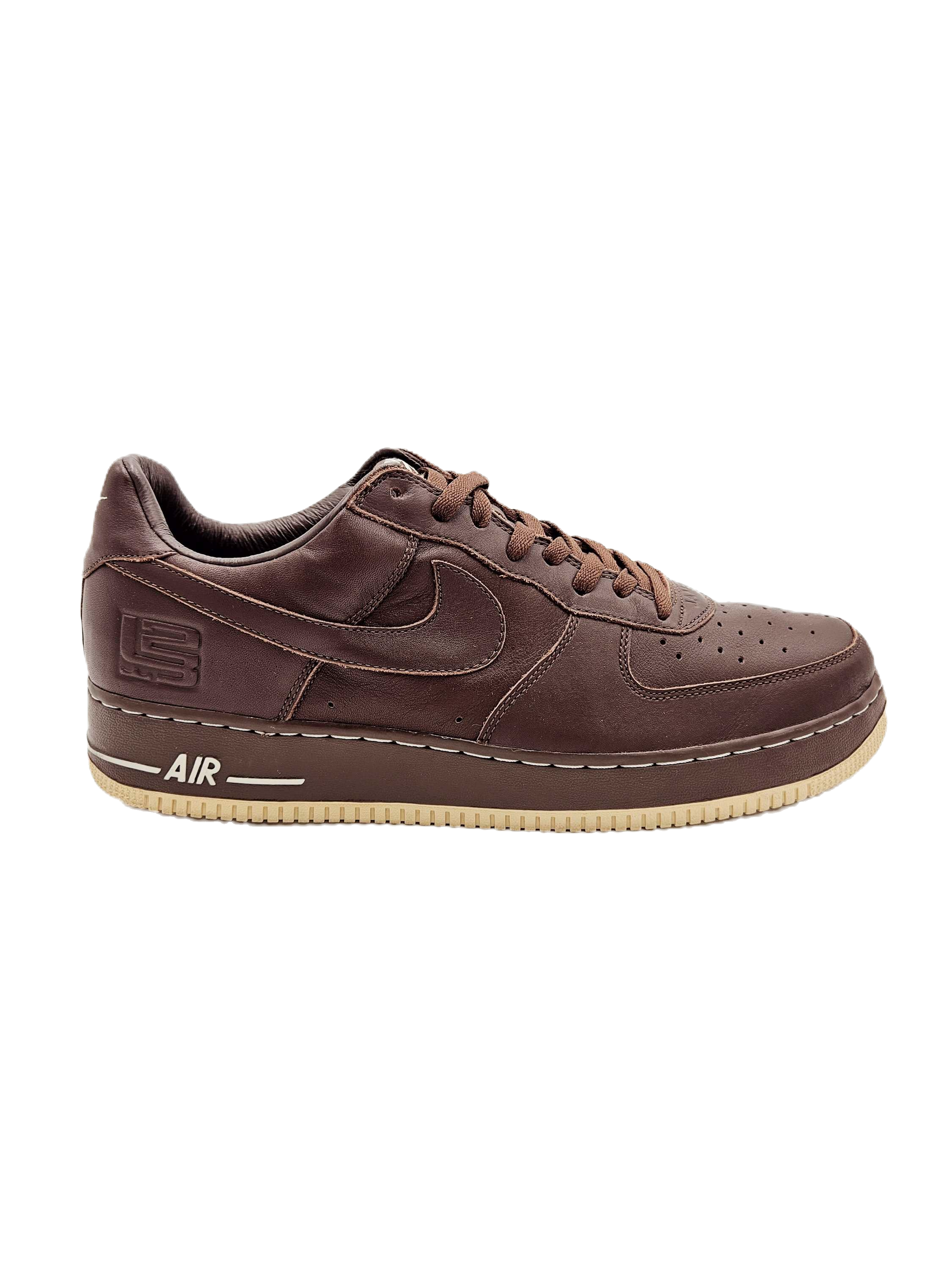 Pair Nike Air Force 1 Low LBJ Brown F&F (Family&Friends)