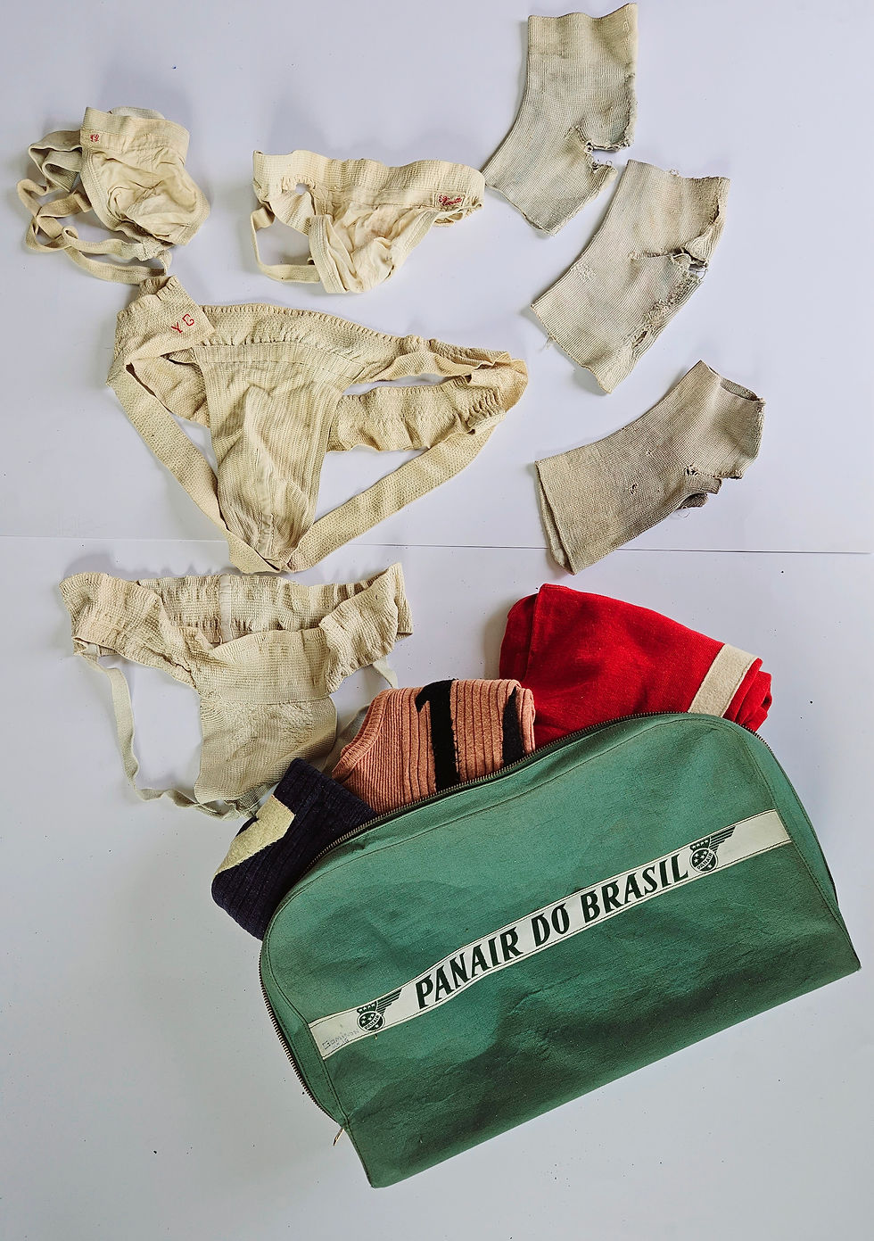 Thumbnail: Lot ( ) game worn 1954 2nd World Championship Basketball , Brazil