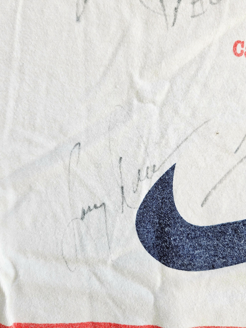 Thumbnail: Tshirt Nike 10th Jack Haley's NBA Basketball Camp Anniversary 1998 (signed)