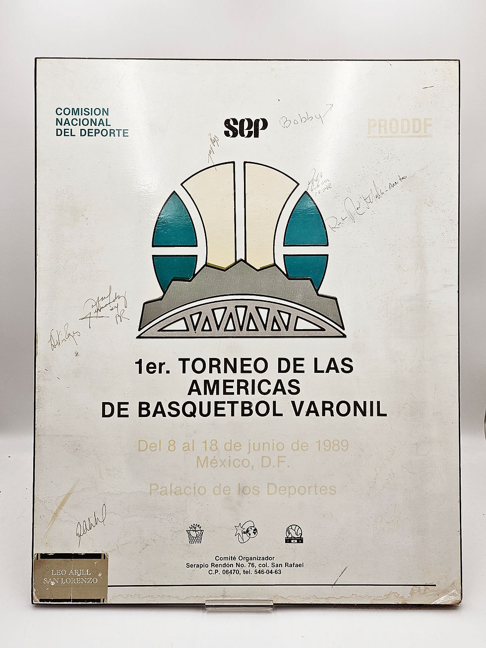 Thumbnail: Poster 1989 Tournament De Las Americas Basketball , Varonil ,Mexico