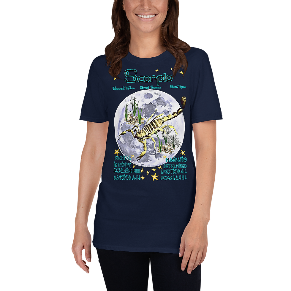 Thumbnail: Scorpio Zodiac Short-Sleeve Unisex T-Shirt