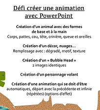 Défi anim Powerpoint