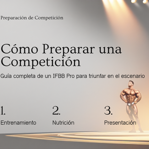 Cómo Preparar una Competición de Men's Physique: Guía Completa de un IFBB Pro