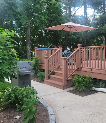 New Patio and deck