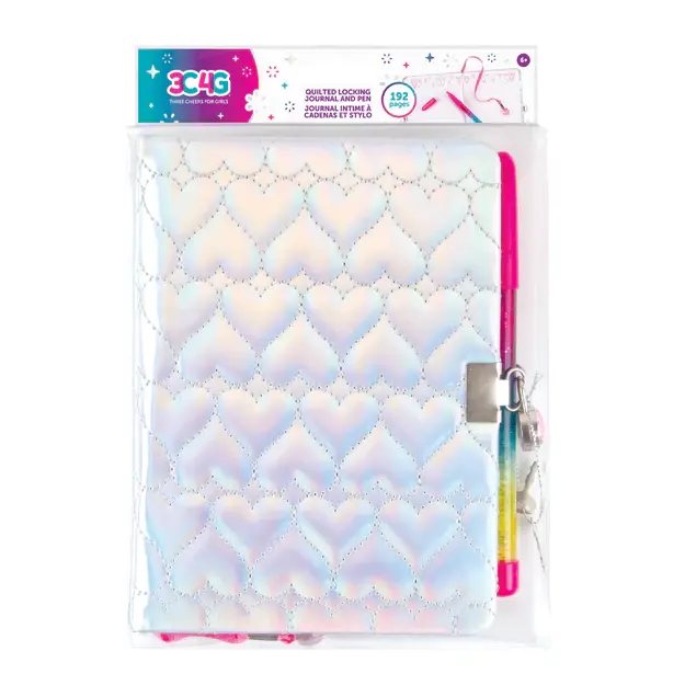 Quilted Locking Journal and Pen