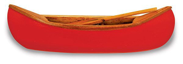 Wood Magnet Canoe