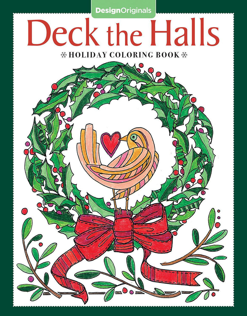 Thumbnail: Deck the Halls - Holiday Coloring Book