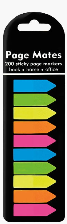 Neon Arrow Page Mates Set of 200