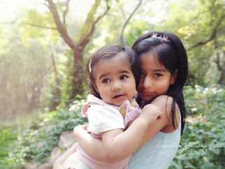 Photographie enfant avec Mairaa et Miraya