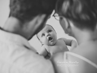 Séance photo lifestyle avec bébé Axelle - 2 mois
