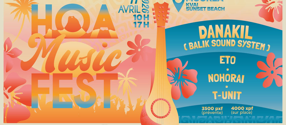 Un festival reggae arrive sur la plage de Moorea : le HOA Music Fest revient le 11 avril