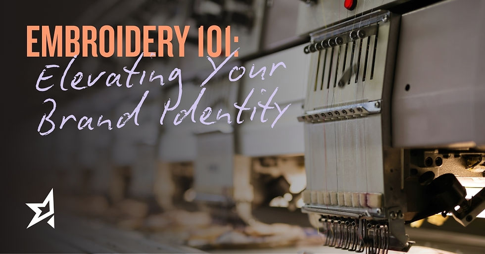 Embroidery 101: Elevating Your Brand Identity