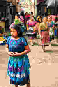 Traditional Mayans in Santa Maria de Jesus