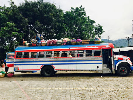 Guatemala’s Chicken Bus “Camioneta”